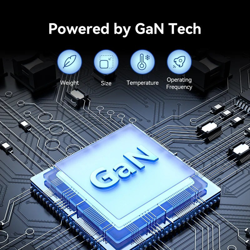 Мережевий зарядний пристрій Vention 4-Port USB GaN Charger 2x100W/2x18W Black (FBSBG-EU) ( 25496 ) Харьков - изображение 5