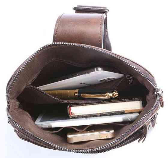 Сумка мужская Коричневая (Vintage) Киев