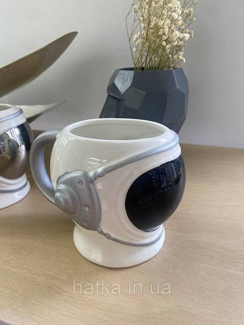 Кухоль чашка кераміка Olens "Чорний Космос" 500 мл Київ - фото 2