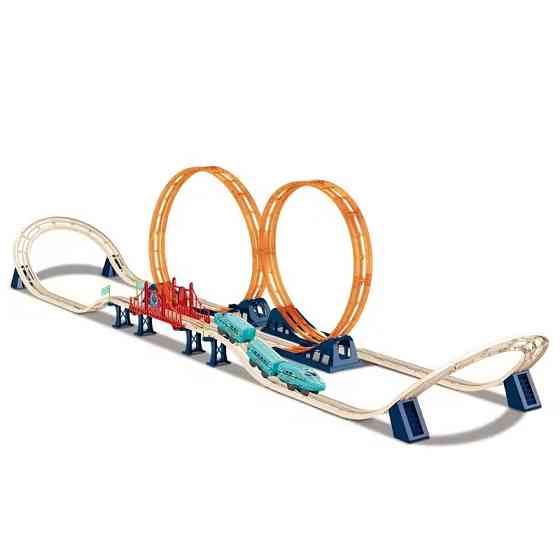 Железная дорога с скоросным поездом CJ-4000545 на аккумуляторе Каменец-Подольский