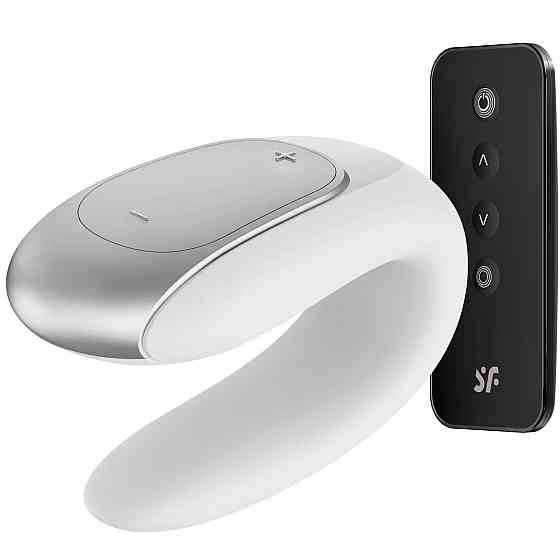 Смарт-вібратор для пар Satisfyer Double Fun (White) з пультом ДК Sex Aura Київ