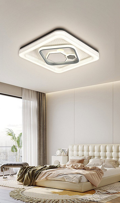 VALESO Світлодіодна пристельова люстра VALESO 2H-006, Білий+Чорний Коломия - фото 2