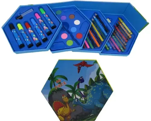 Набор для рисования 46 предметов / Детский набор художника / Набор для детского творчества Коломыя