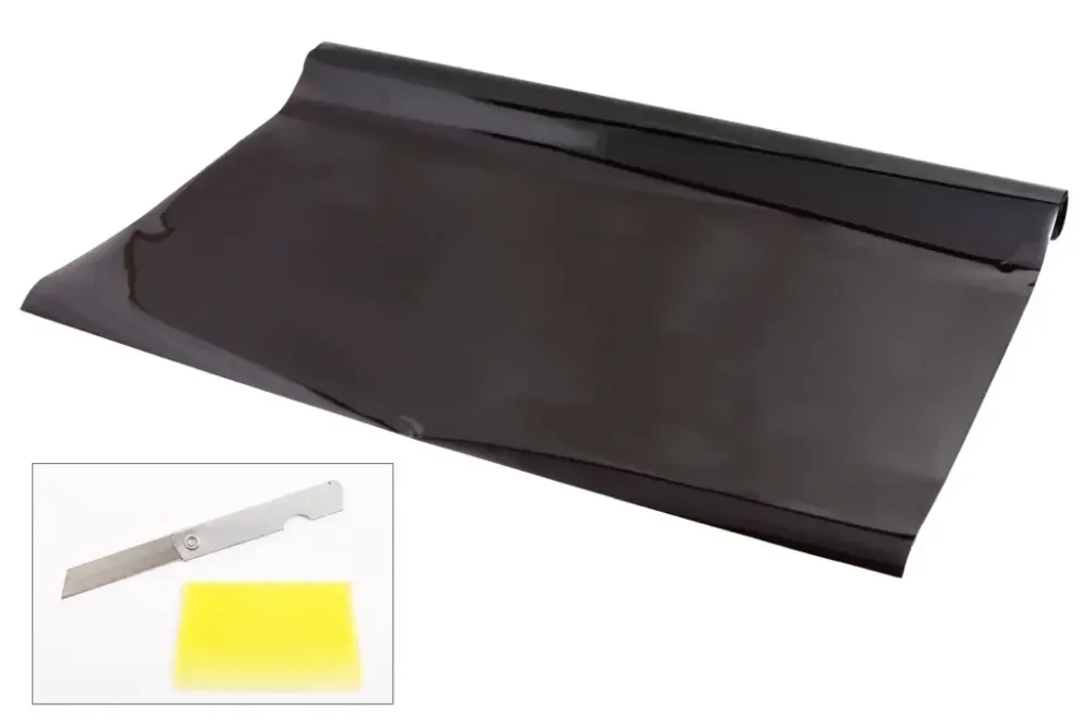 Пленка тонир.  75*300см Elegant с противоцарап. покрытием Super Dark Black Винница - изображение 1