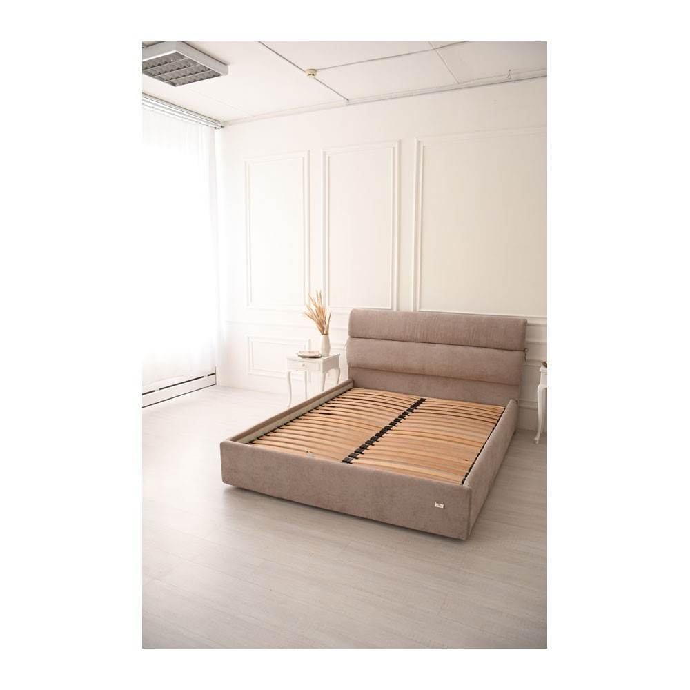 Кровать AtriaDesign Omega 12 VIP с дополнительной металлической цельносварной рамой 140x200 серый Киев - изображение 10