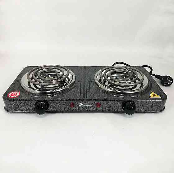 Качественная настольная электроплита Domotec MS-5802 1000 Вт, Дисковая плита для дома OW-18 Львов