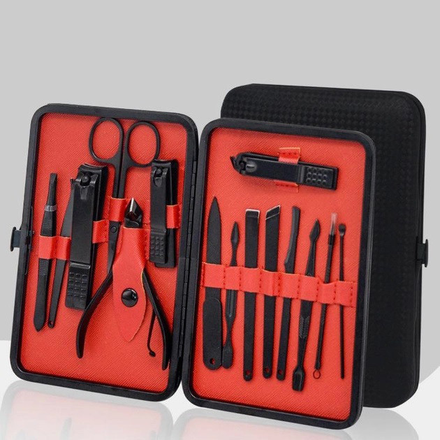 Манікюрний набір для професійного догляду, Набірчик індивідуальний манікюрний набір 10 в 1 AL-60 Львів - фото 4