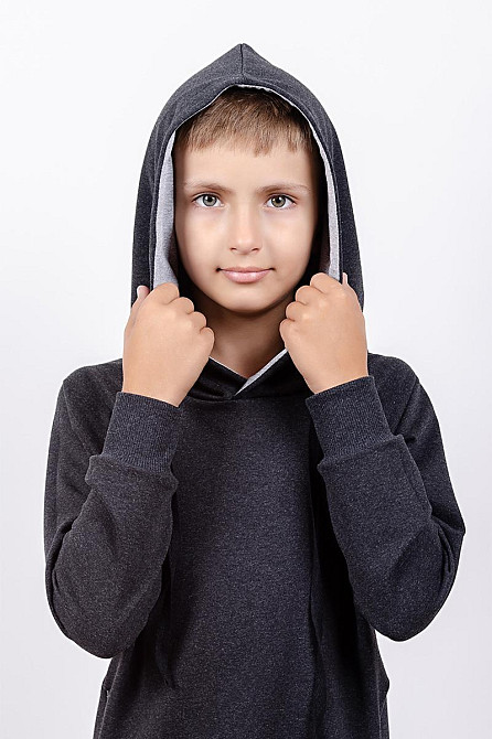 Джемпер для хлопчиків (кольори:сірий, бордовий, темно-сірий ) топ Крохатушка одяг Київ - фото 4