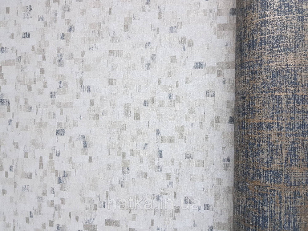 Обои виниловые на флизелине AS creation Geo Effect 0.53х10 абстракция геометрия 3д бежевые черные 38593-4 Киев - изображение 3