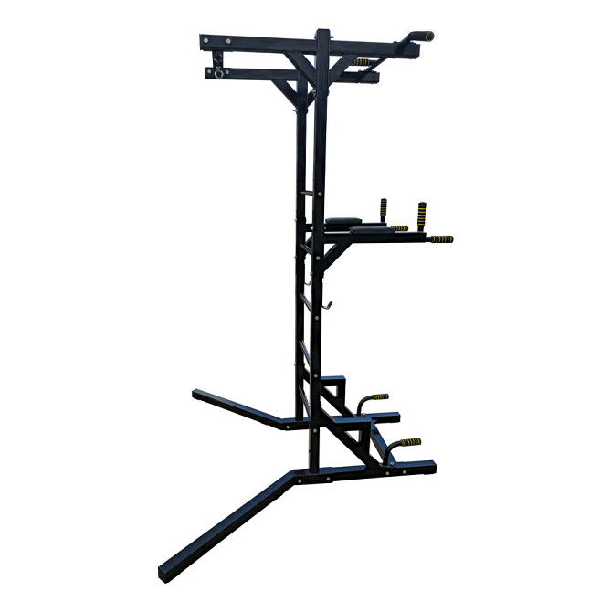 Спортивный комплекс турник, брусья, пресс и кольцо для груши (50х50 мм) (А838-50-Ч) Киев - изображение 4