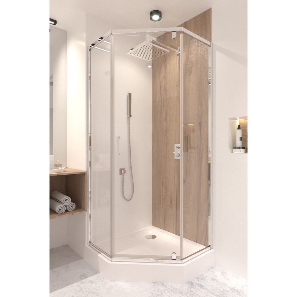 Душова кабіна Qtap Scorpio CRM10995-AC6 90х90 см, скло Clear 6 мм, CalcLess, без піддона Київ - фото 10