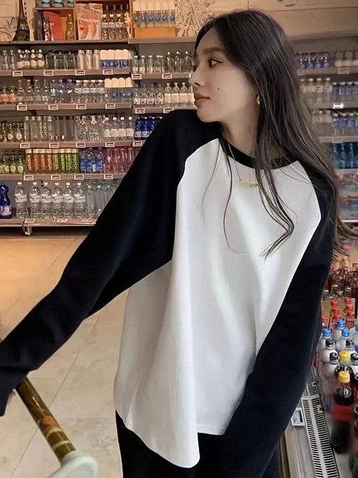 Жіночий повсякденний оверсайз лонгслів з двонитки Одеса - фото 9