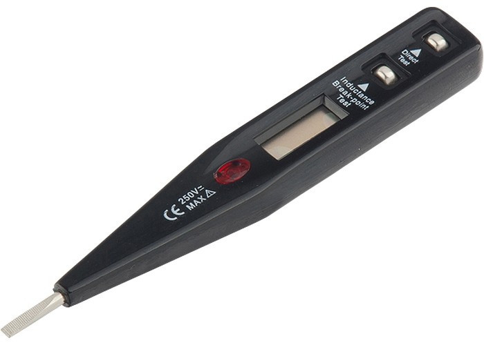 Тестер напруги 12-220 В, рідкокристалічний дисплей з неоновою лампочкою Sparta Полтава - фото 1