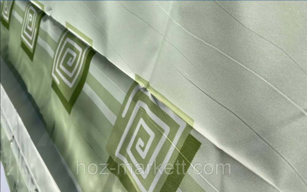 Шторка для душа Miranda lykia 180  х 200 см зеленая Харьков - изображение 2