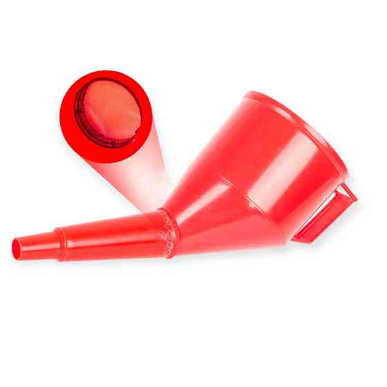 Лійка палива пластик коса зі зрізом із сіткою tompar для Мукачево