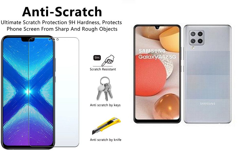 Защитное стекло NeoGlass для Samsung Galaxy A42 5G SM-A426B – ультрапрозрачное и устойчивое Киев - изображение 1