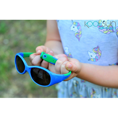 Детские солнцезащитные очки Koolsun Flex сине-зеленый 3-6 лет (KS-FLRS003) Винница - изображение 4