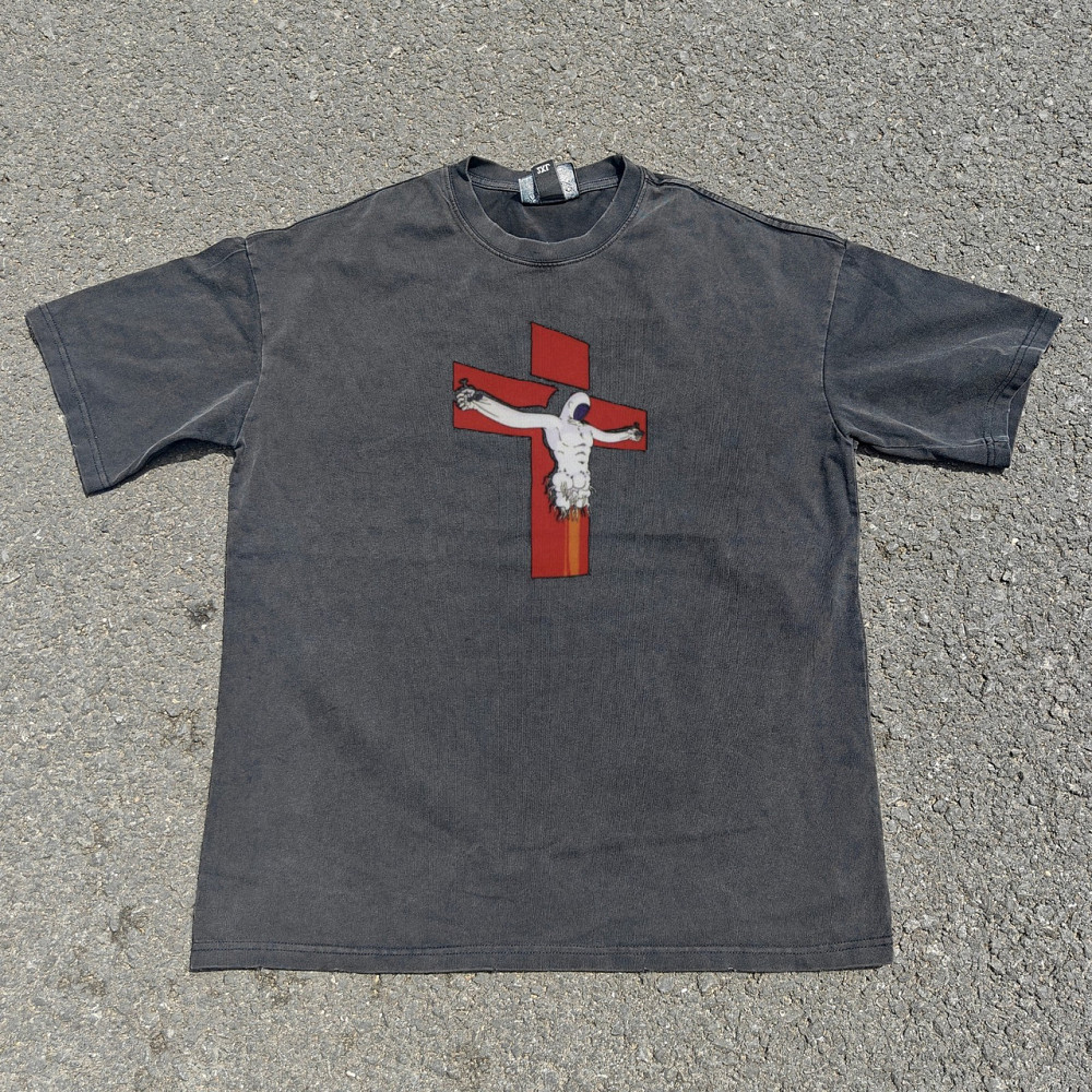 Футболка чоловіча з принтом аніме Євангеліон Нд Янгол Лілітх оверсайз (S/M/L) Черний Дніпро - фото 9