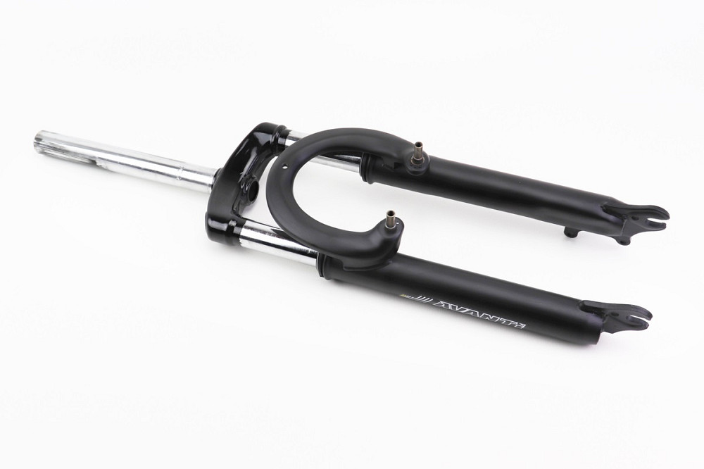 Вилка 24" амортизаційна, без різьби 1-1/8" (28,6мм), шток 240мм, з ходом 50мм, V/Disk-brake, чорна ES-226 Київ - фото 1