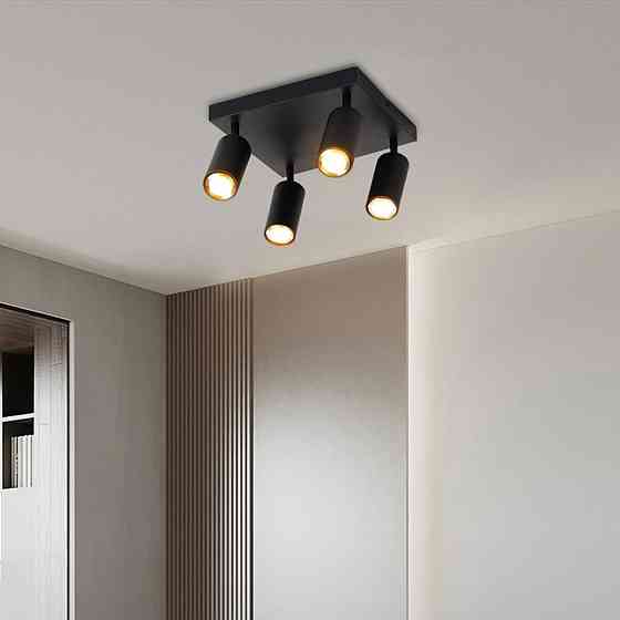 VALESO Спот INN-23196BK чорний на 4 плафони Коломия