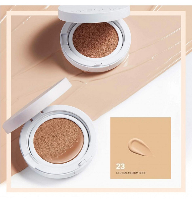 Тональный кушон для лица Увлажнение Cushion Moist Up SPF50 №23 Missha 15 мл Киев - изображение 4