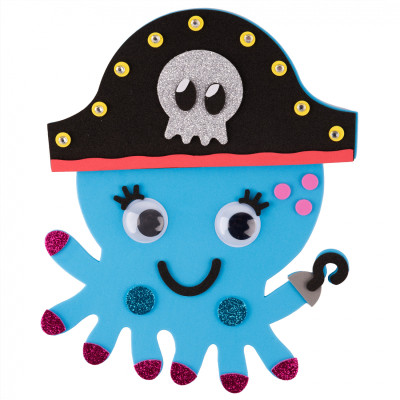 Набір для творчості 1 вересня Восьминіг Аплікація з фоамірану ЕВА (954554) Вінниця - фото 3