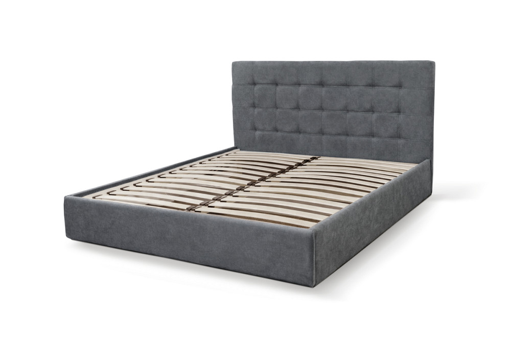 Ліжко Мішель 1600*2000 с п/м Аляска 05 сірий Дніпро - фото 4