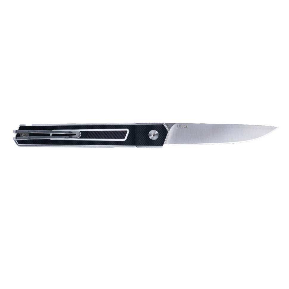 Ніж складаний туристичний SRM Swift 125L-GB (8 см) 12C27 / G10 чорний Київ - фото 3
