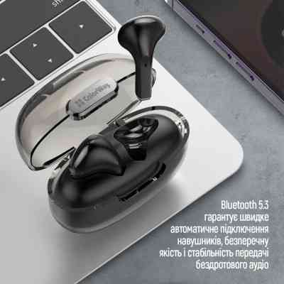 Наушники ColorWay Slim TWS-2 Earbuds Black (CW-TWS2BK) Винница