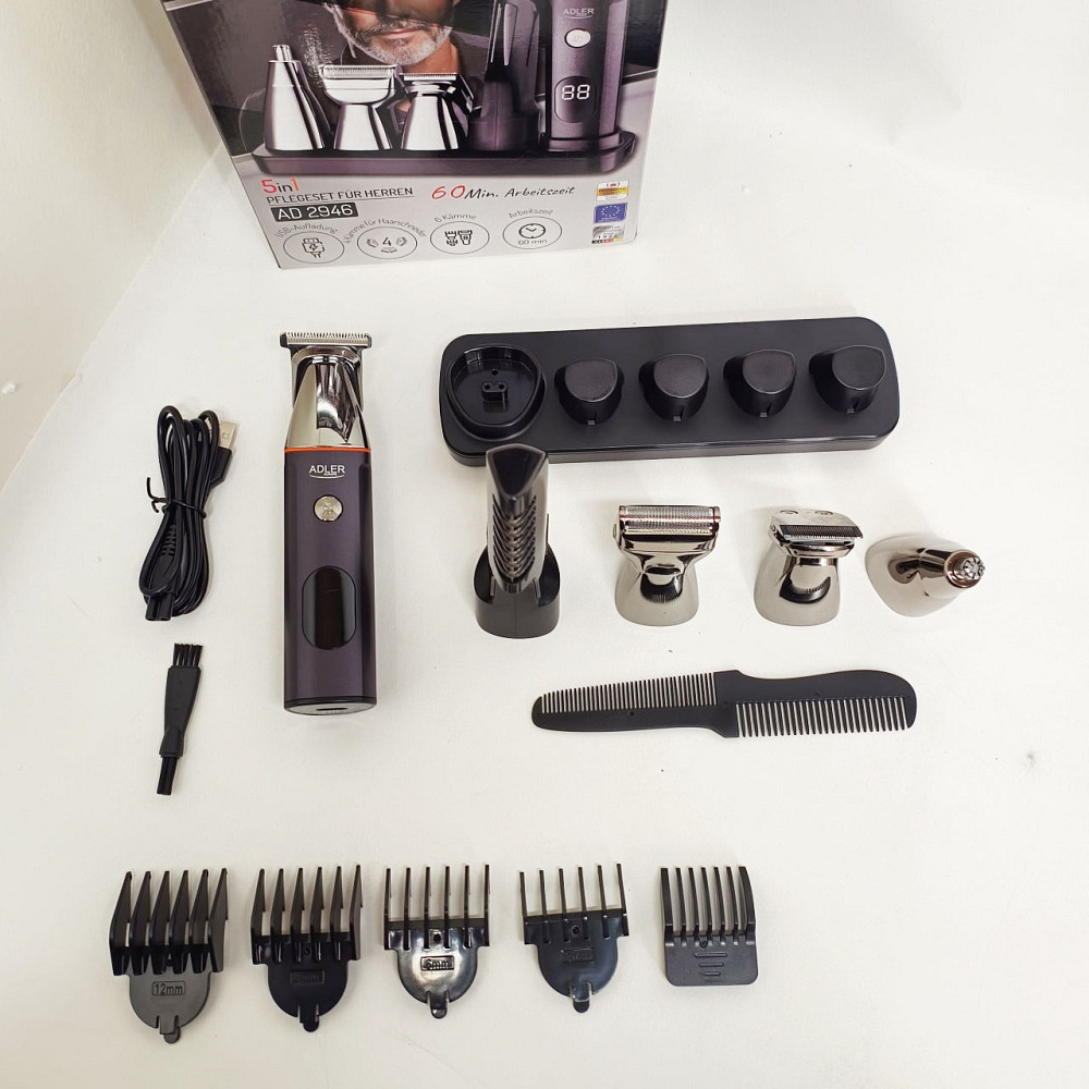 Бритва сеточная профессиональная, Электрическая бритва триммер для бороды, Бритвы электрические EF-19 Львов - изображение 3