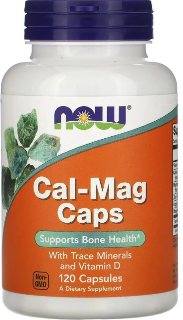 Кальцій та магній з вітаміном Д Now Foods Cal-Mag Caps 120 капс Київ - фото 1