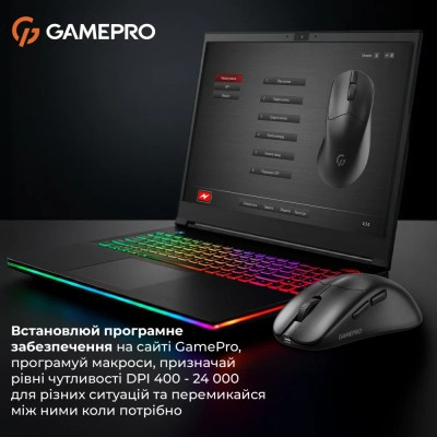 Мышка GamePro Genesis Avenger Wireless/Bluetooth/USB Black (GM096B) Винница - изображение 11