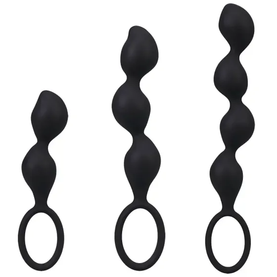 Набір анальних іграшок Doc Johnson Mood Naughty Contour Beads Trainer Set Львів