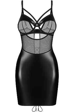 Сорочка Obsessive Dominna chemise & thong L/XL Sex Aura Київ