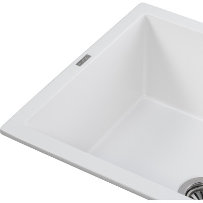 Мойка кухонная GRANADO NAVIA white з сифоном (775*495mm.) (gr3805) Винница - изображение 3