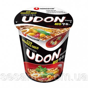 Корейская Лапша быстрого приготовления Nongshim Удон в стакане 62g Харьков - изображение 1