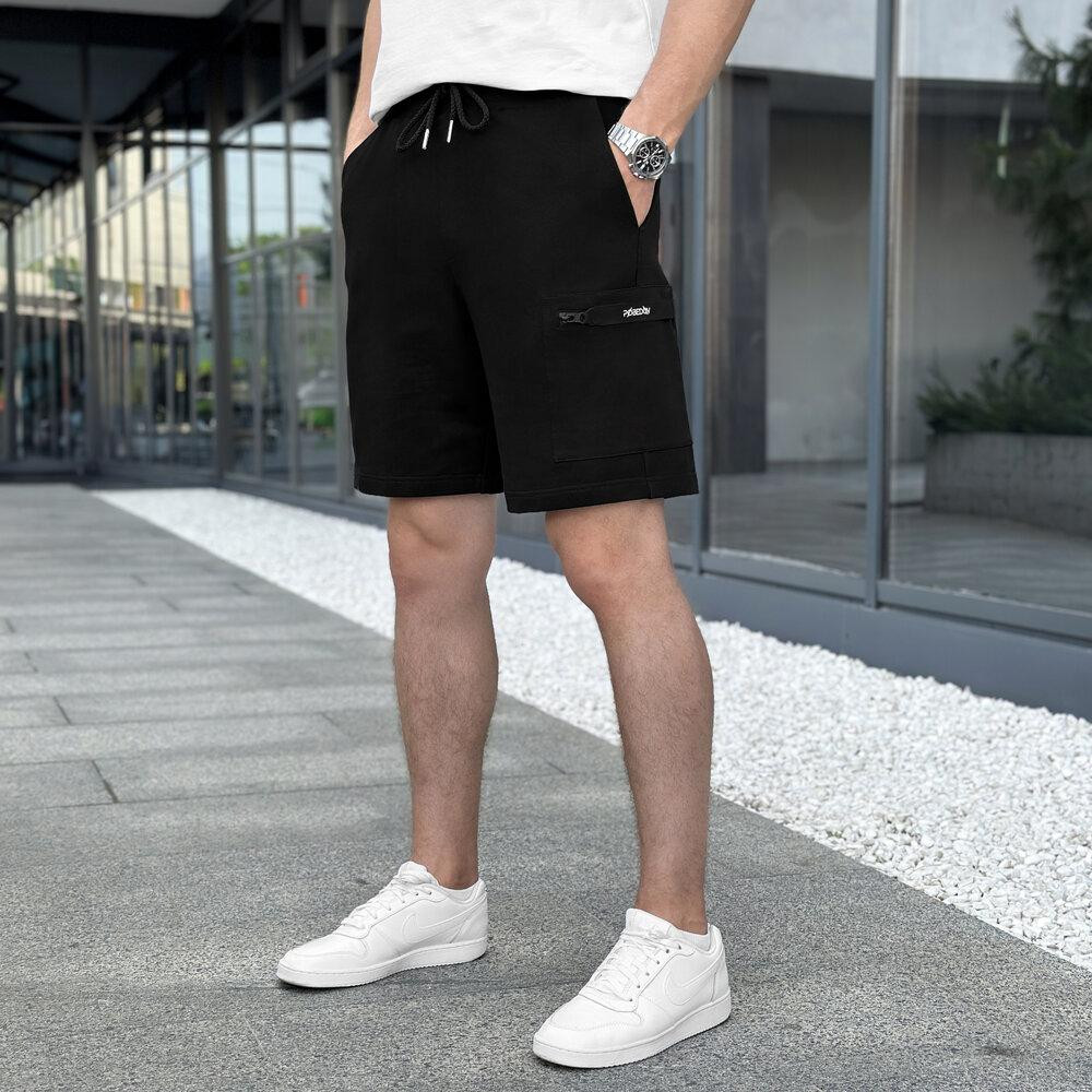 Мужские летние черные шорты Pobedov Line Киев - изображение 6