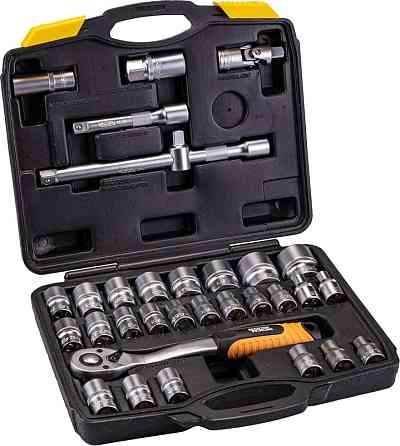 MASTERTOOL Набір інструментів MASTERTOOL PROFI ½" 32 шт 8-32 мм CrV50BV30 протиударний кейс 78- Коломия