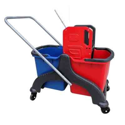Відро для швабр Planet Household візок для прибирання на 2 відра з віджимом 25+25 л (10249) Вінниця