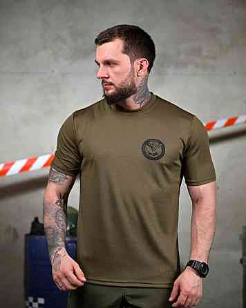 Тактическая потоотводящая футболка  Розвідка oliva ПП7628 Одеса