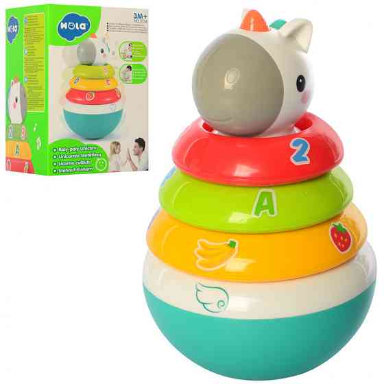 Неваляшка єдиноріг 3136 пірамідка, сортер Вінниця