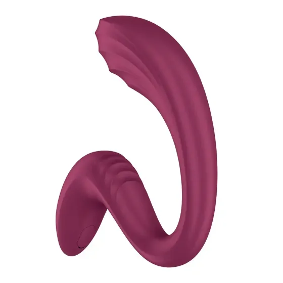 Вагінально-кліторальний вібратор Satisfyer G for Goddess 3 Wine Red, 2 мотори Львів