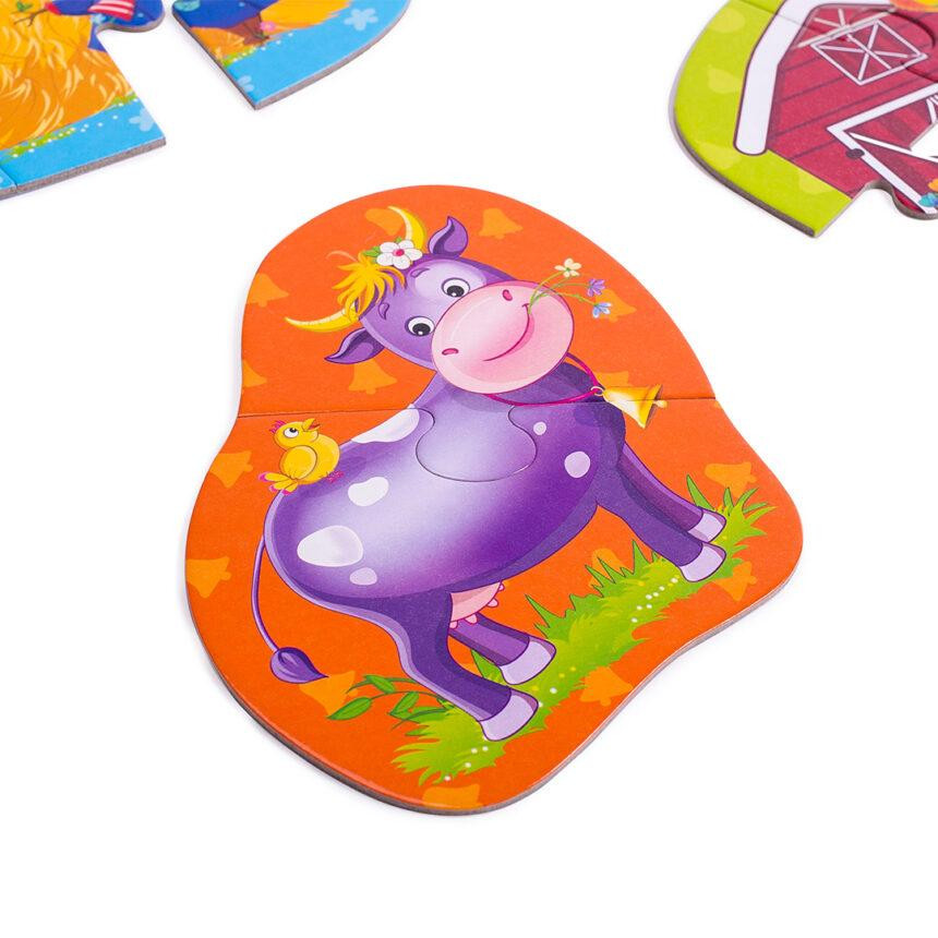 Гра настільна Ферма 3в1 пазли лото (VT2901-03) Чернігів - фото 4