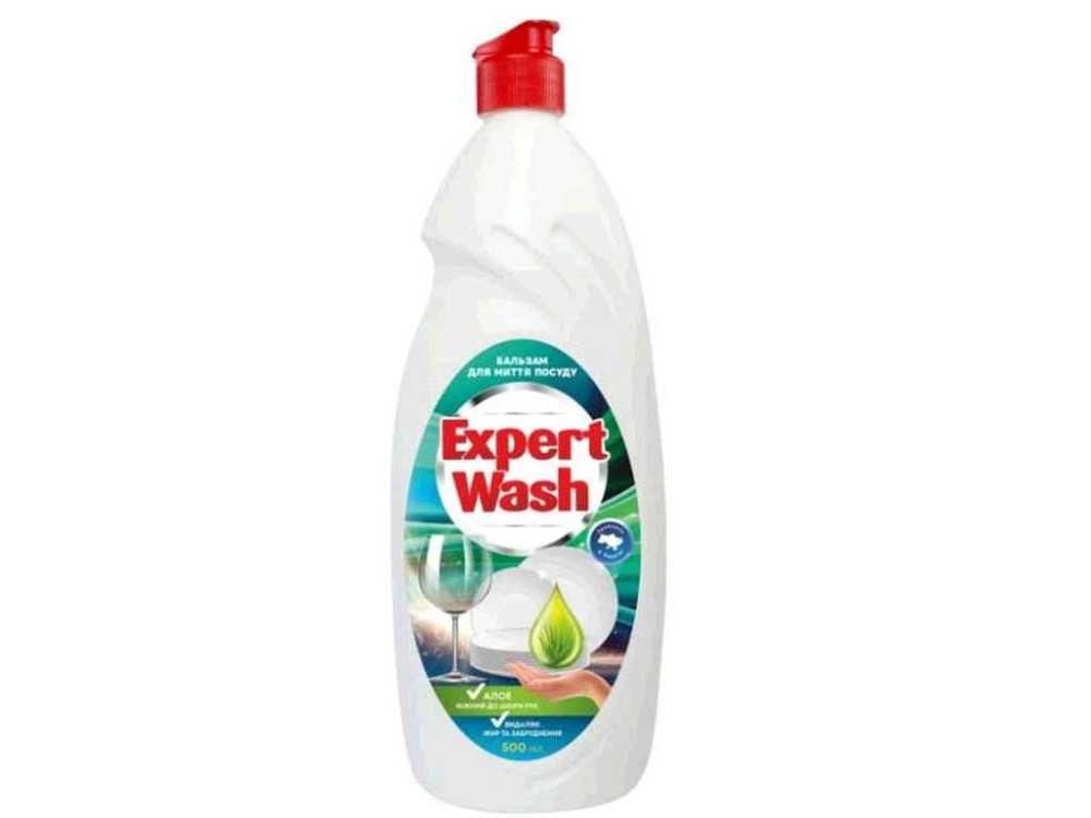 Бальзам для миття посуду 500мл «Алое» ТМ Expert Wash Киев - изображение 1