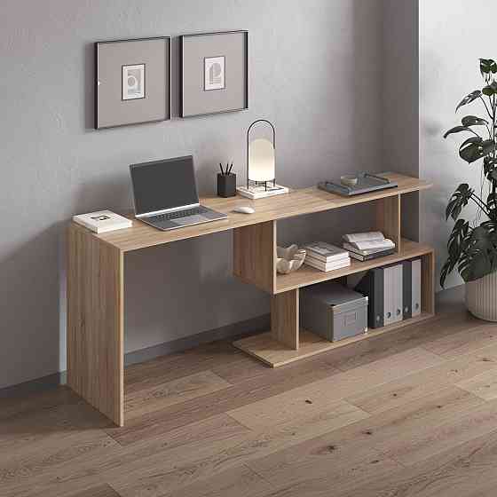 Cтол компьютерный VAYS поворотный письменный cтол трансформер M-41 Дуб Сонома Львов