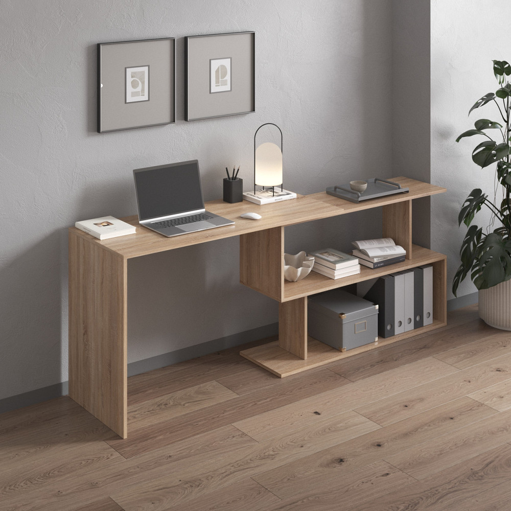 Cтол компьютерный VAYS поворотный письменный cтол трансформер M-41 Дуб Сонома Львов - изображение 2