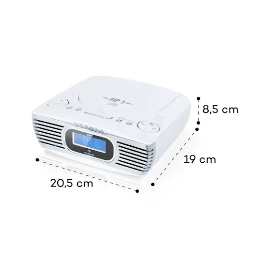 Радіоприймач радіобудильник CD Auna Dreamee DAB+ з Німеччини Дніпро - фото 3