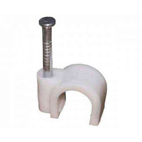 Кабельна кліпса кругла 10 мм (100 шт) Харків