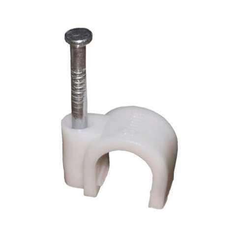 Кабельна кліпса кругла 10 мм (100 шт) Харків - фото 1