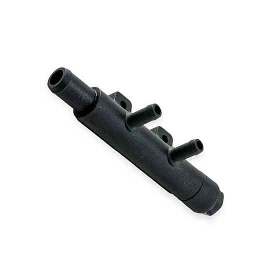 Распределитель форсунок 2 цилиндра пластик., транзит., вход d12х2, выход d6 для Мукачево